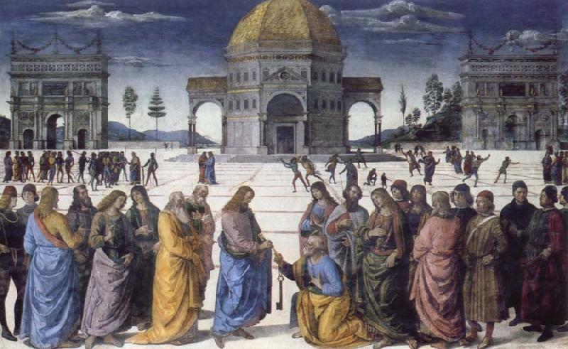  christ giving the keys to st.peter
